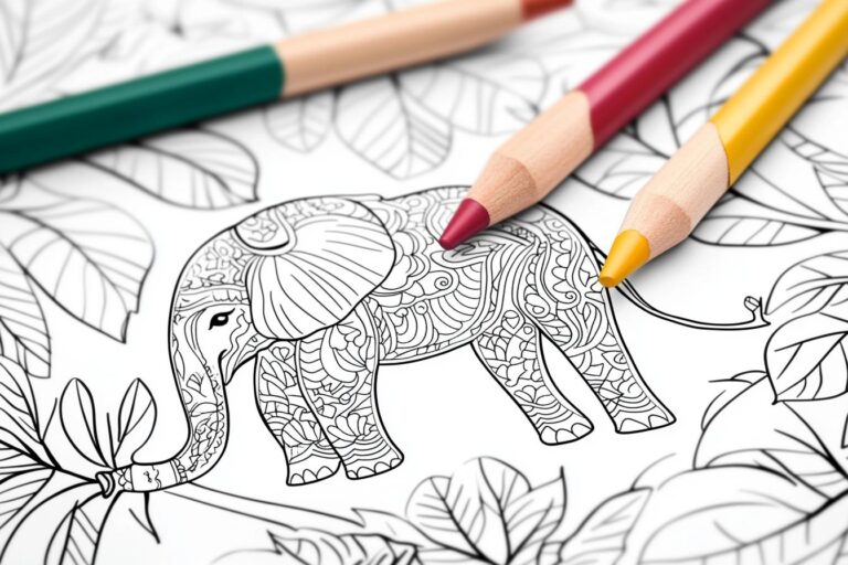Elephant Coloring Pages : Fun, Learning, and Creativity for Kids