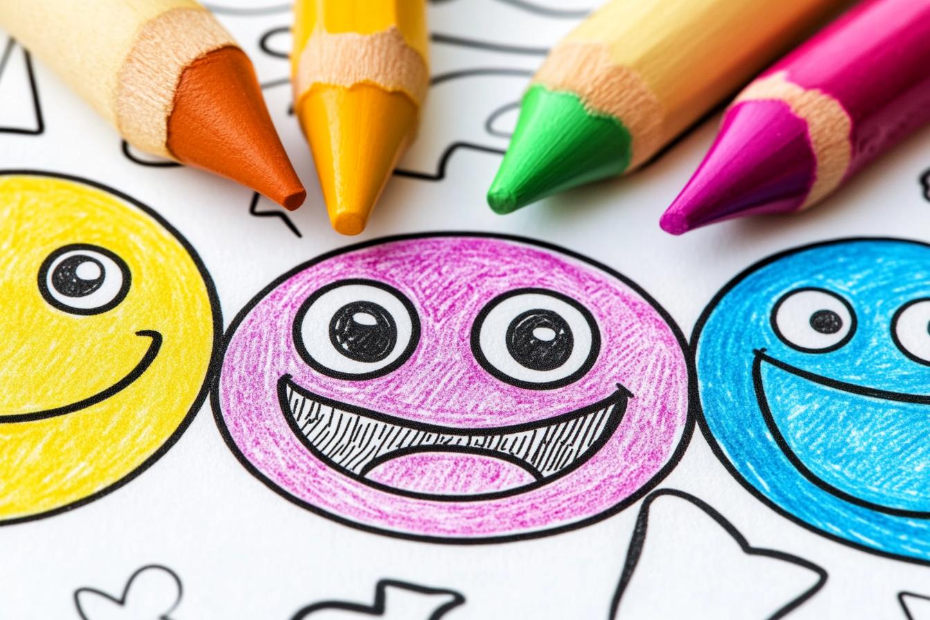 Emoji Coloring Pages Free Printable PDF Emoji Coloring Pages