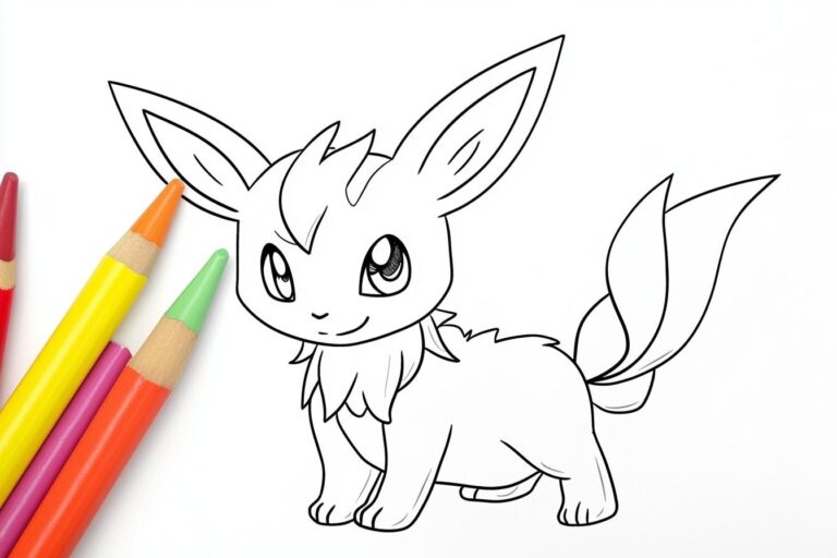 Espeon Coloring Pages : Printable Espeon Artwork for Kids & Adults