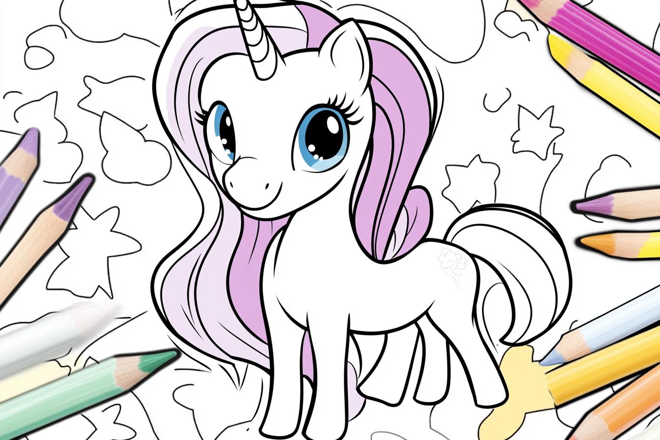 Free Printable PDF Fluttershy Coloring Pages