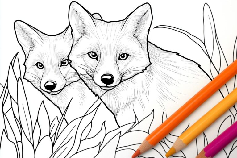 Fox And Hound Coloring Pages : Unleash Creativity with Printable Fun