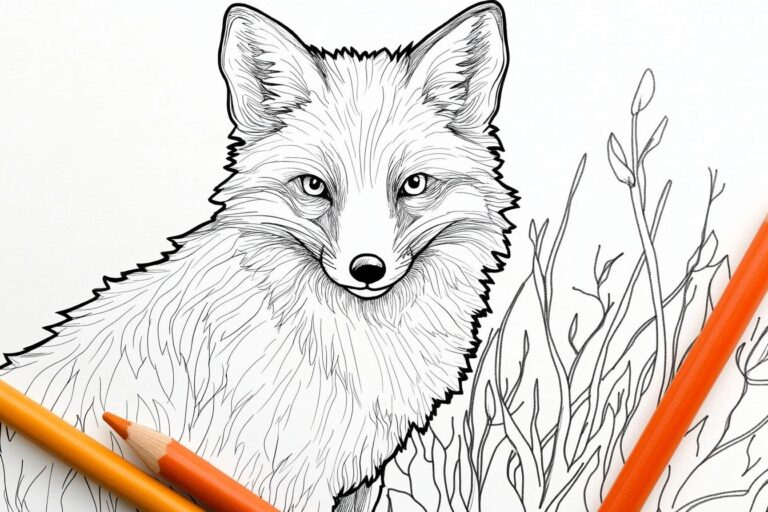 Fox Coloring Pages : Fun and Creative Activities for Kids