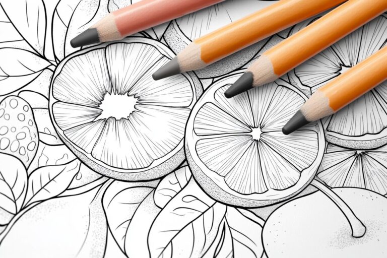 Fruit of The Spirit Coloring Page : Coloring Bible Values for Kids