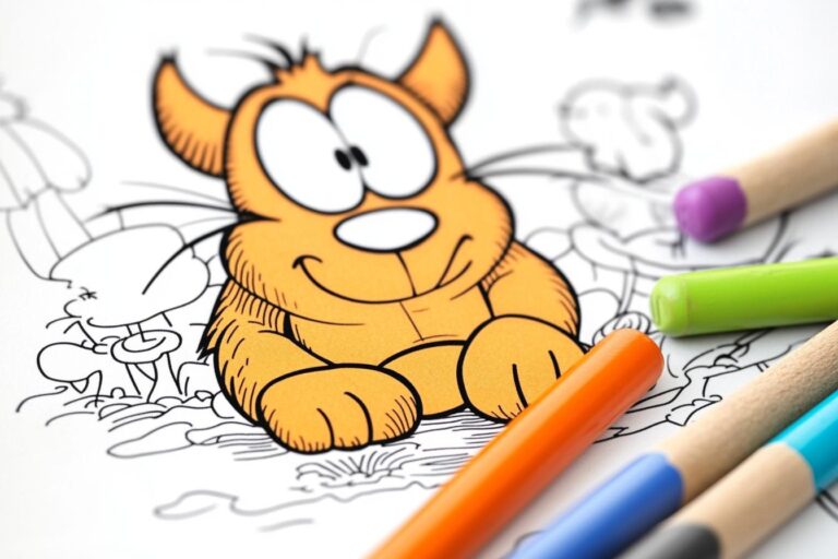 Garfield Coloring Pages : Fun, Printable Designs for Kids