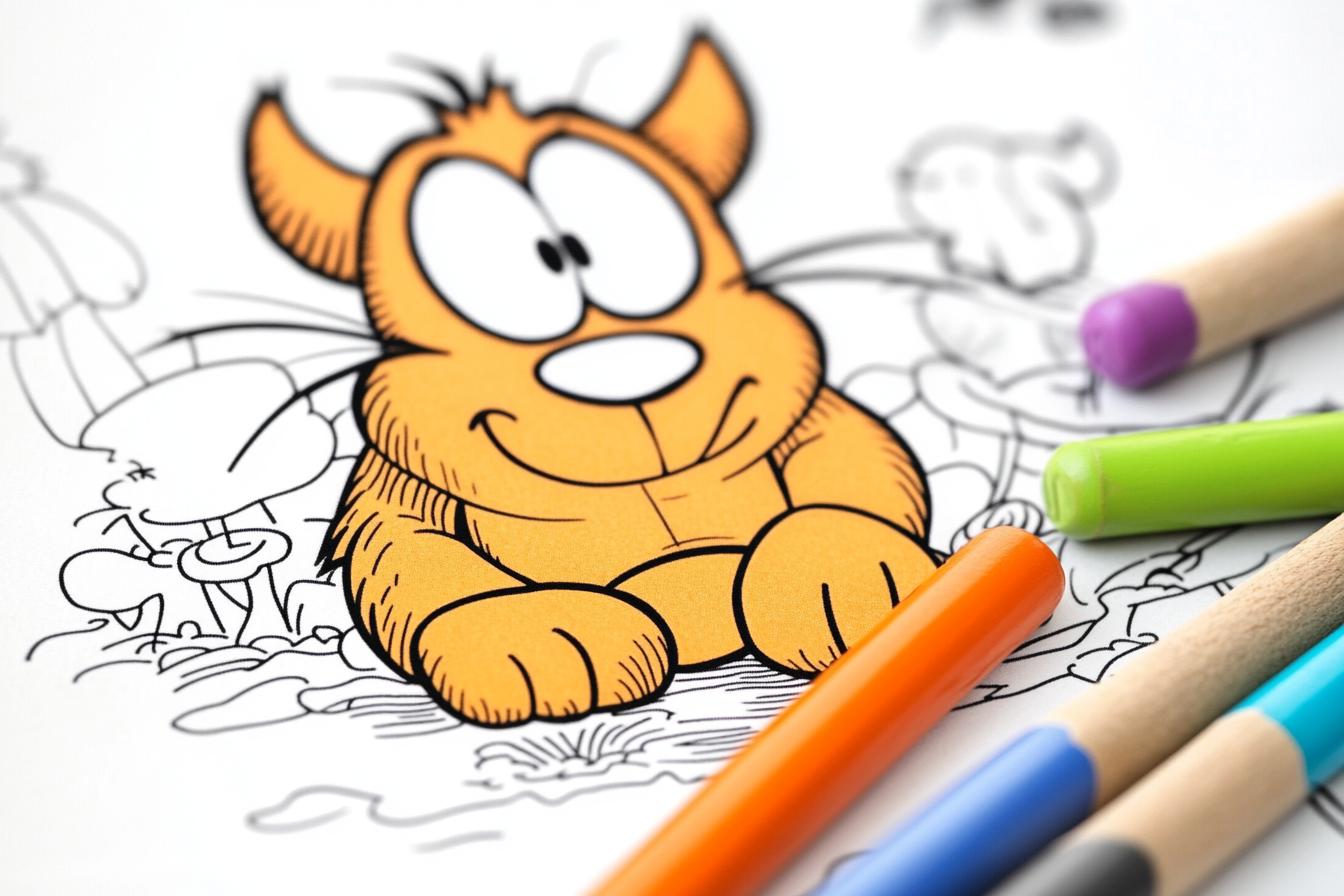 Free Printable PDF Garfield Coloring Pages
