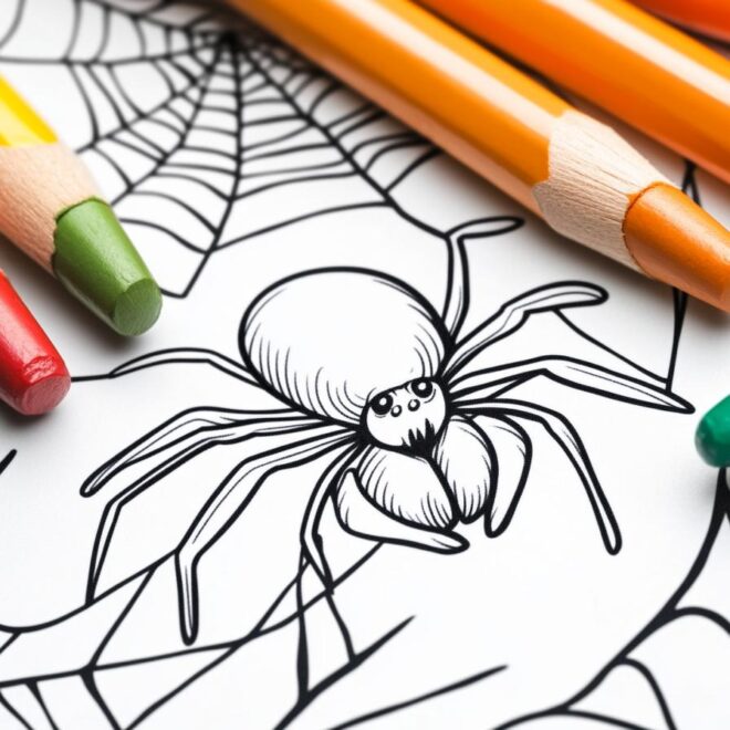 Ghost Spider Coloring Pages : Unleash Your Creativity with Printable Line Art