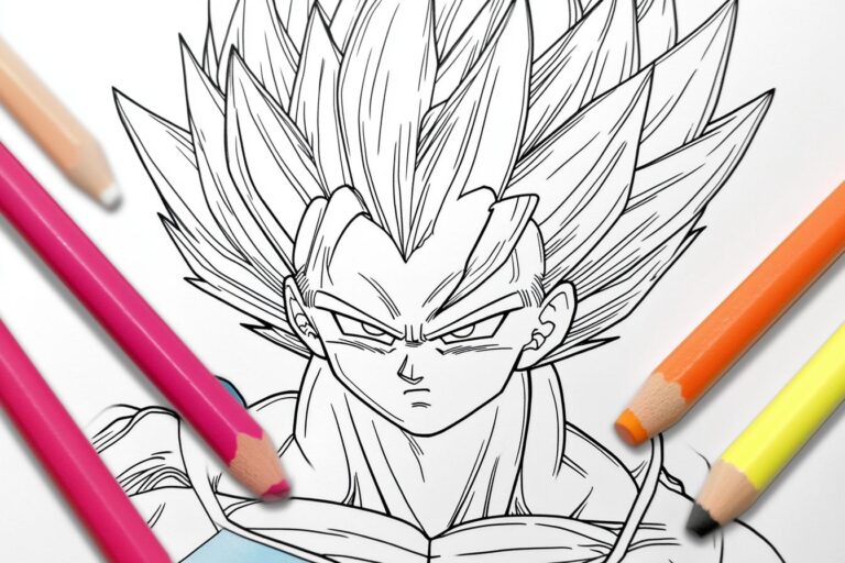 Gogeta Coloring Pages : Unleash Your Inner Artist with Gogeta Printable Coloring Sheets