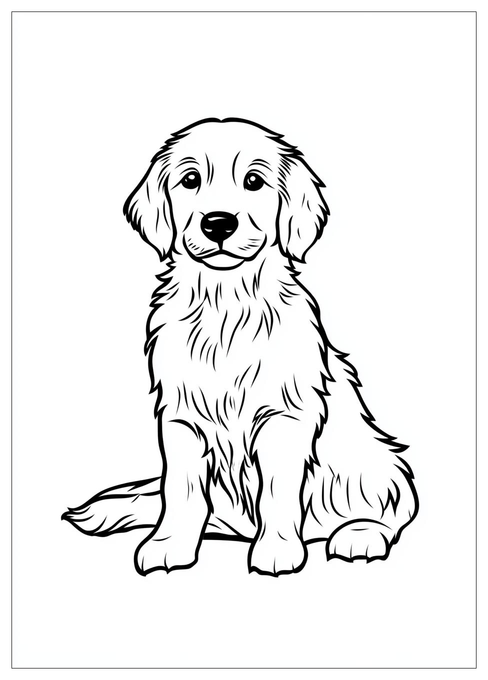 golden_retriever_coloring_page_10