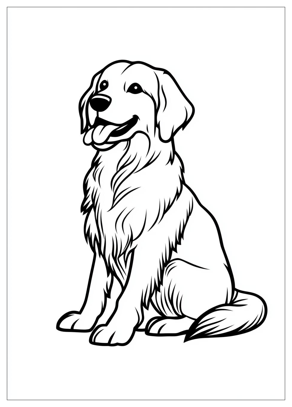 golden_retriever_coloring_page_11
