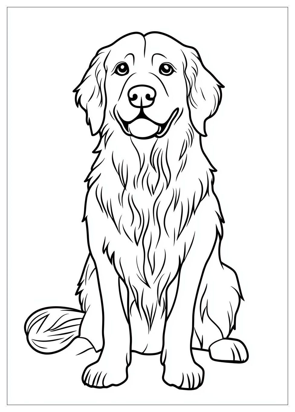 golden_retriever_coloring_page_14