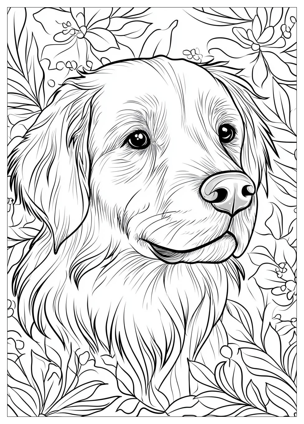 golden_retriever_coloring_page_6