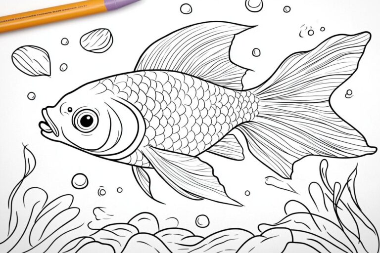 Goldfish Coloring Pages : Fun and Educational Activities for Kids