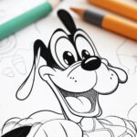 Goofy Coloring Pages : Fun Disney Character Coloring for Kids