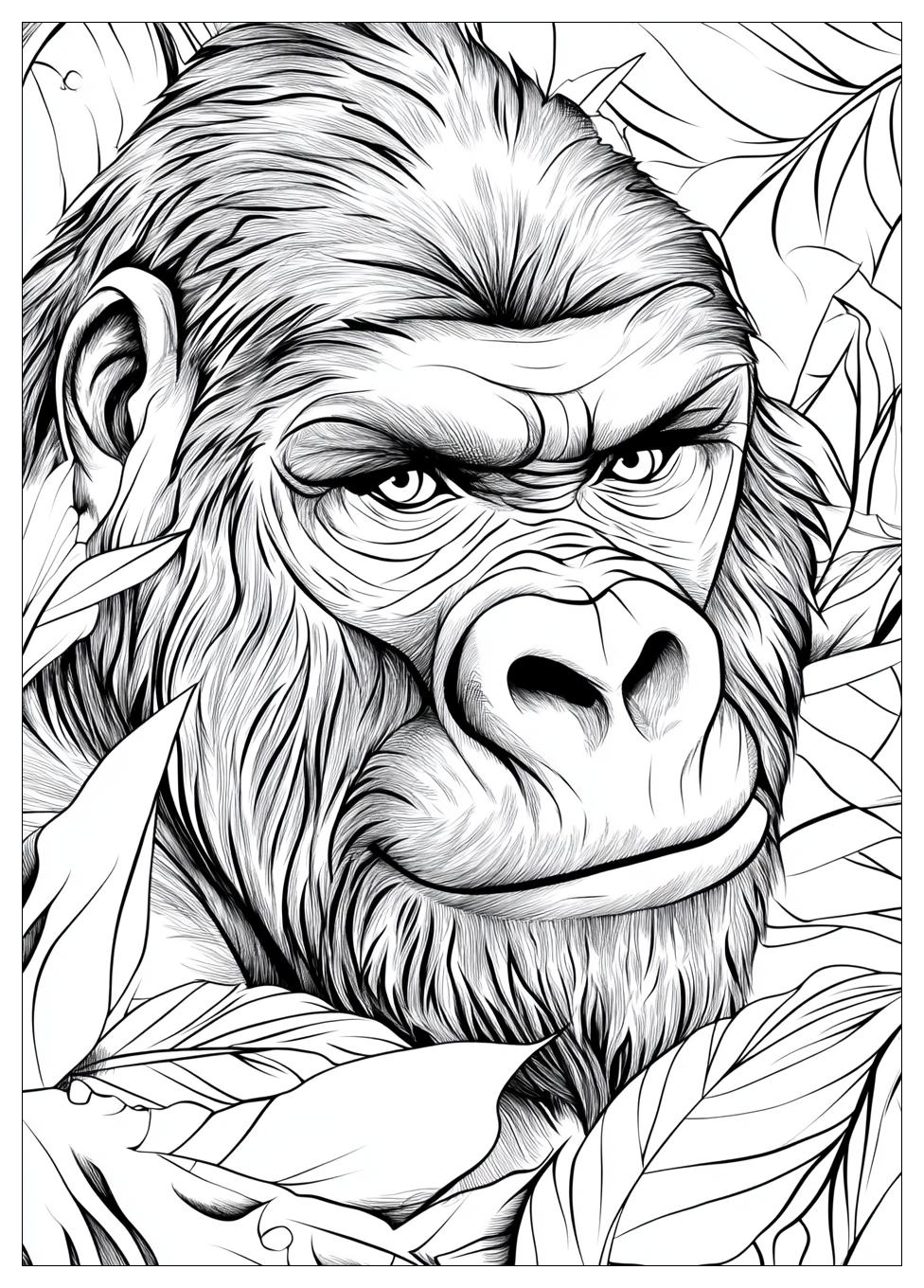 gorilla_coloring_pages_11
