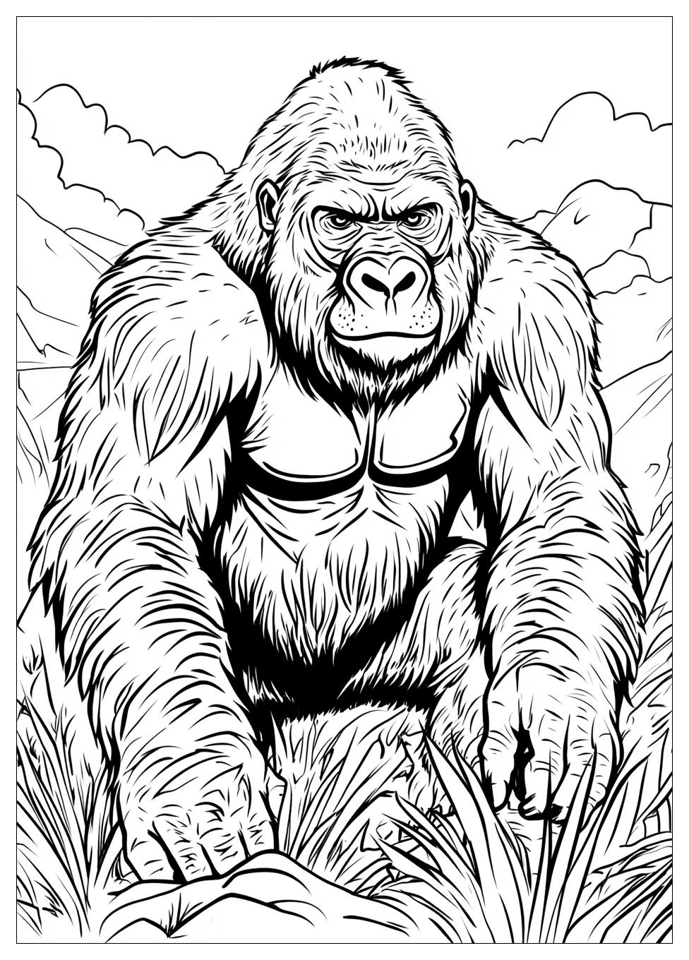 gorilla_coloring_pages_3