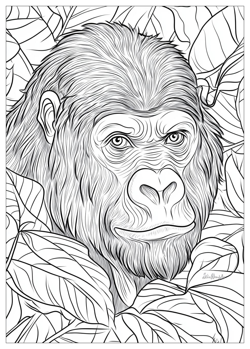 gorilla_coloring_pages_5