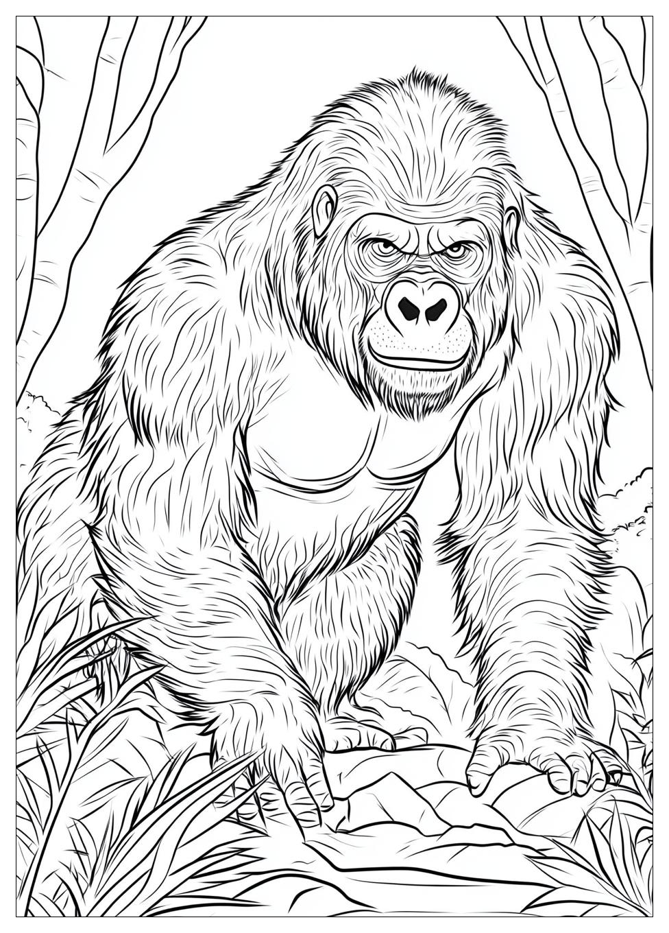 gorilla_coloring_pages_8