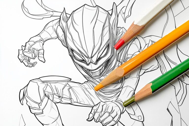 Green Goblin Coloring Pages : Color the Green Goblin’s World