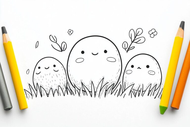 Gudetama Coloring Pages : Color the Lazy Egg Fun