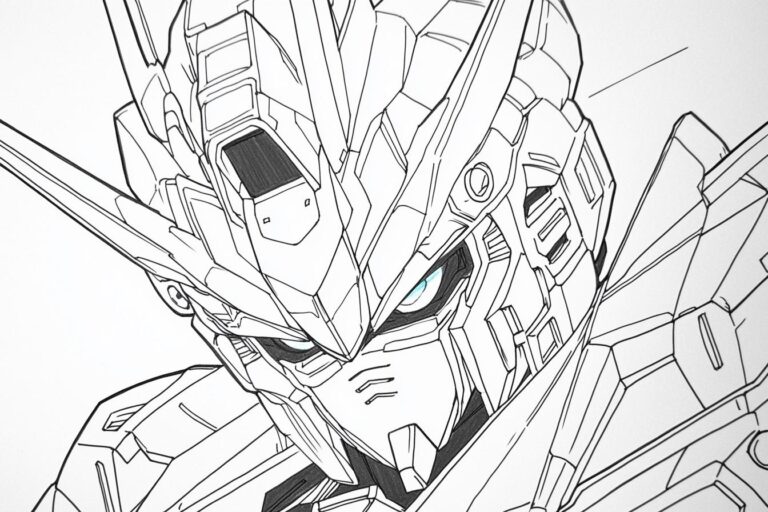 Gundam Coloring Pages : Unleash Your Inner Pilot