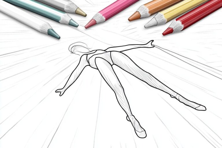 Gymnastics Coloring Pages : Fun, Educational, and Creative