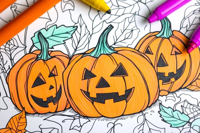Halloween Coloring Pages : Spooky Fun for Kids