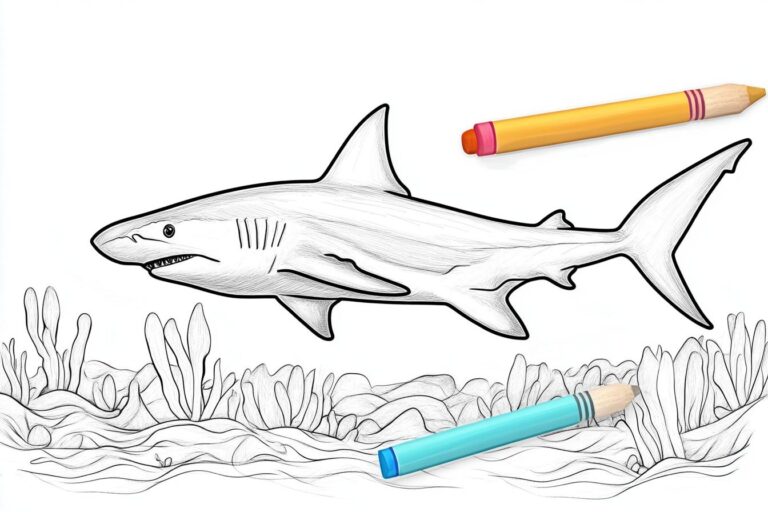 Hammerhead Shark Coloring Pages : Fun and Educational Shark Activities for Kids