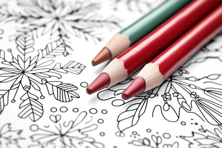 Happy Holidays Coloring Pages : Color Your Way to Festive Fun