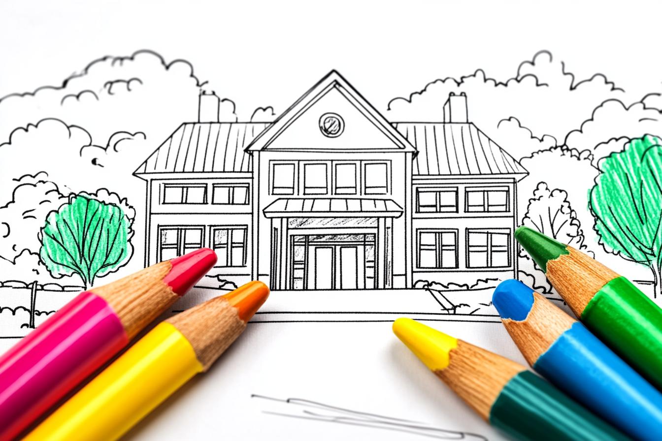 High School Coloring Pages Free Printable PDF High School Coloring Pages