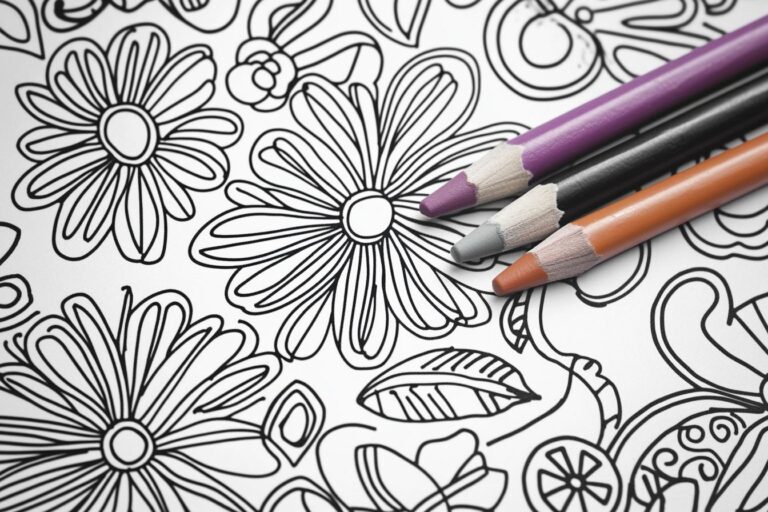 Hippie Coloring Pages : Color Your Way Back to the 60s