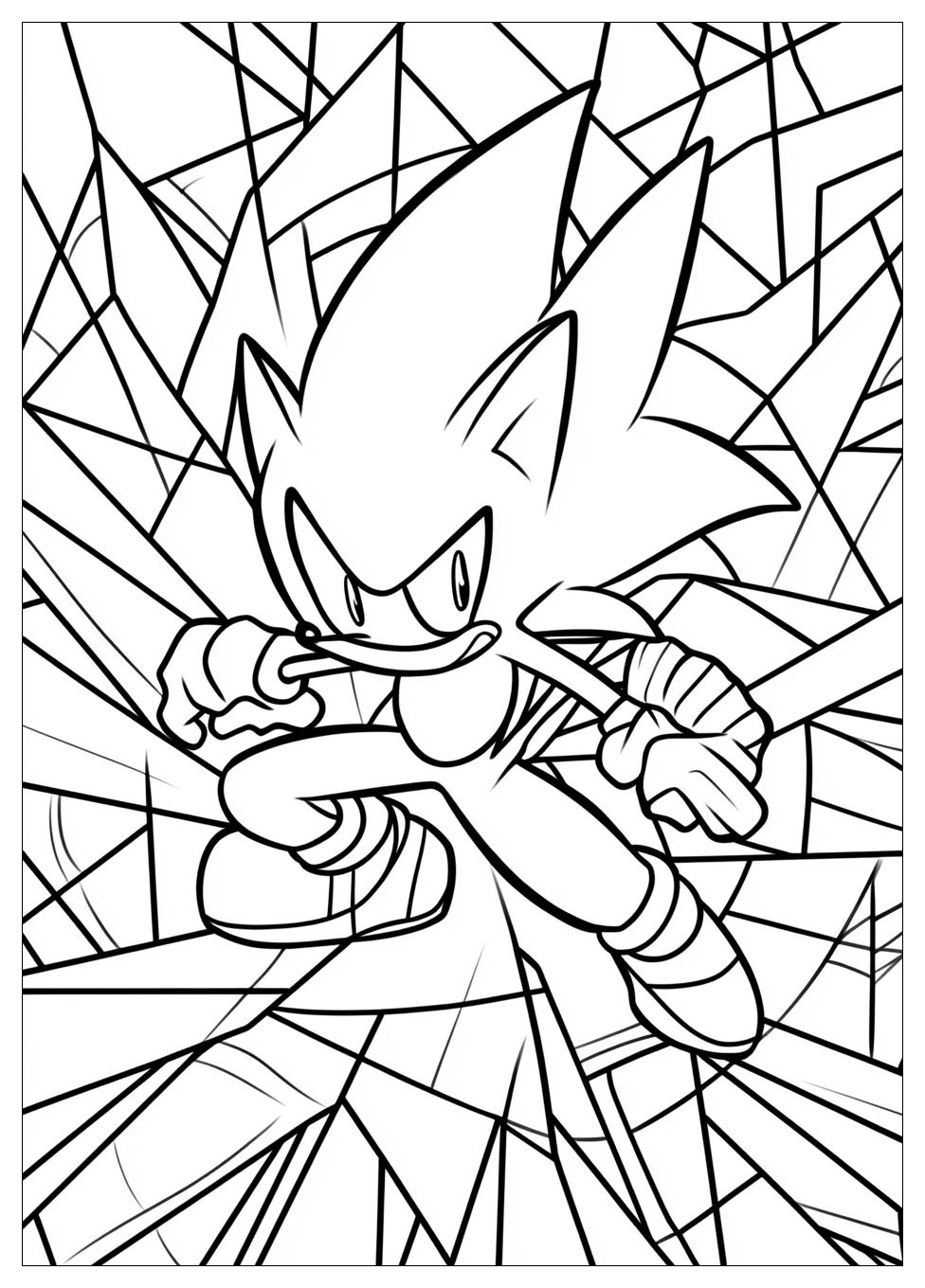 hyper_sonic_coloring_pages_1