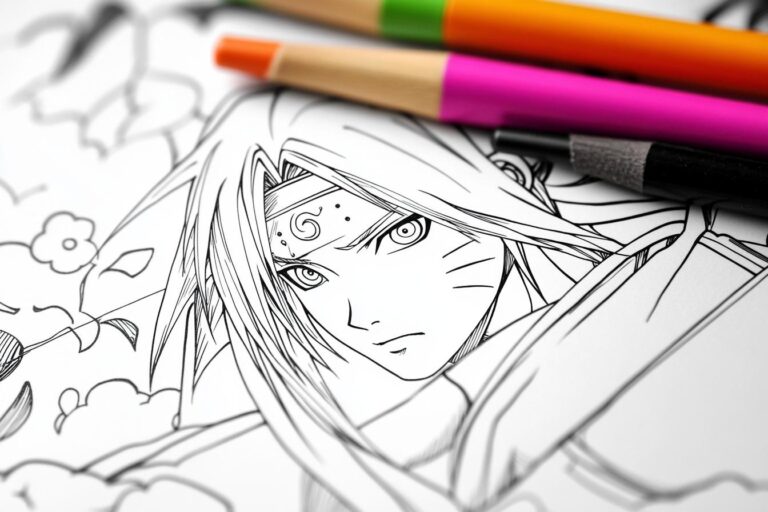 Itachi Coloring Pages : Color Your Favorite Naruto Character