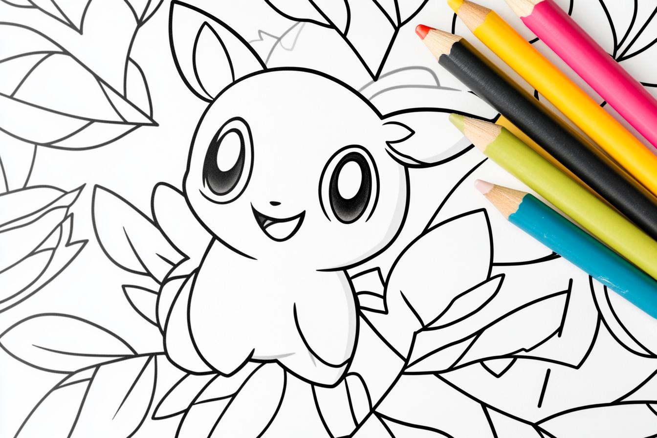 Jigglypuff Coloring Pages Free Printable PDF Jigglypuff Coloring Pages