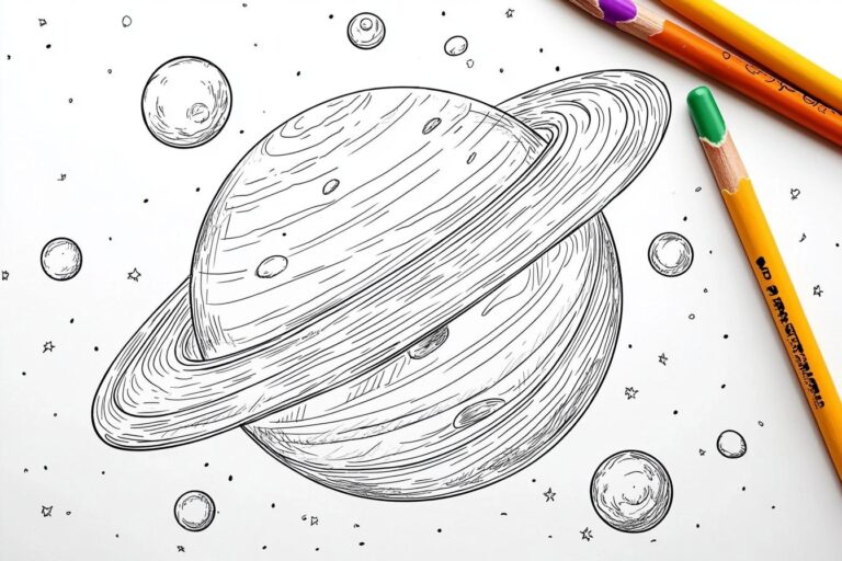 Jupiter Coloring Pages : Explore the Gas Giant