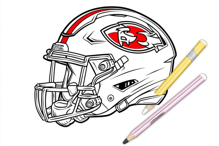 Kansas City Chiefs Coloring Pages : Color Your Chiefs Passion