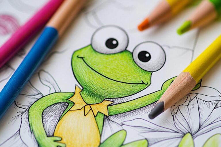 Kermit The Frog Coloring Pages : Fun and Educational Activity for Kids