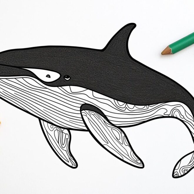 Killer Whale Coloring Pages : Coloring Fun with Killer Whales