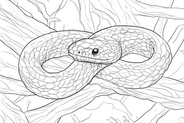 King Cobra Coloring Pages : Coloring Fun with the King of Snakes