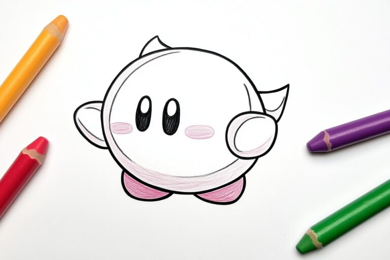 Kirby Coloring Pages : Color Your Way into Dream Land