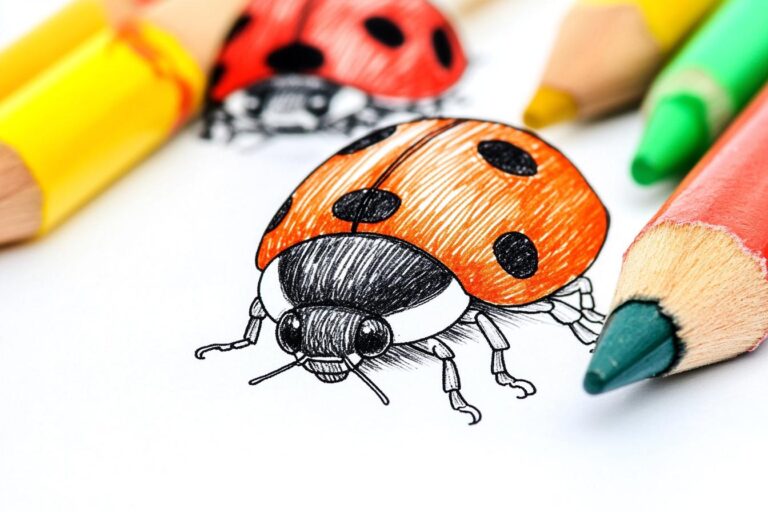 Ladybug Coloring Pages : Fun & Educational Designs for Kids