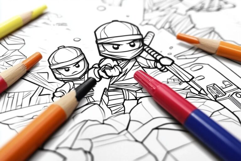 Lego Ninjago Coloring Pages : Unleash Your Inner Ninja