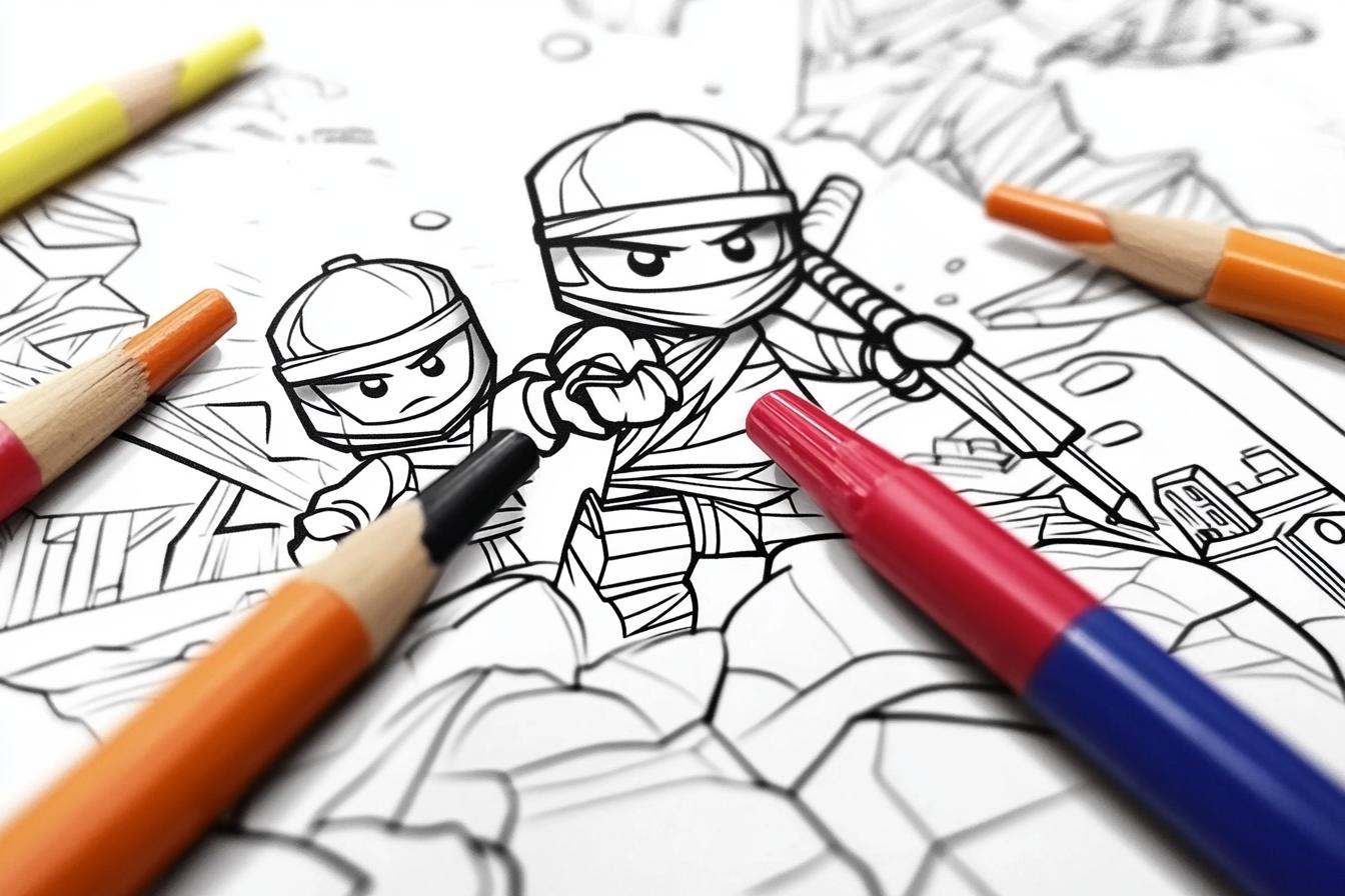 Lego Ninjago Coloring Pages Free Printable PDF Lego Ninjago Coloring Pages