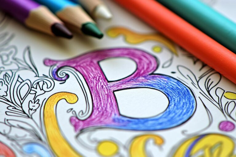 Letter “B” Coloring Pages : Fun & Educational for Kids