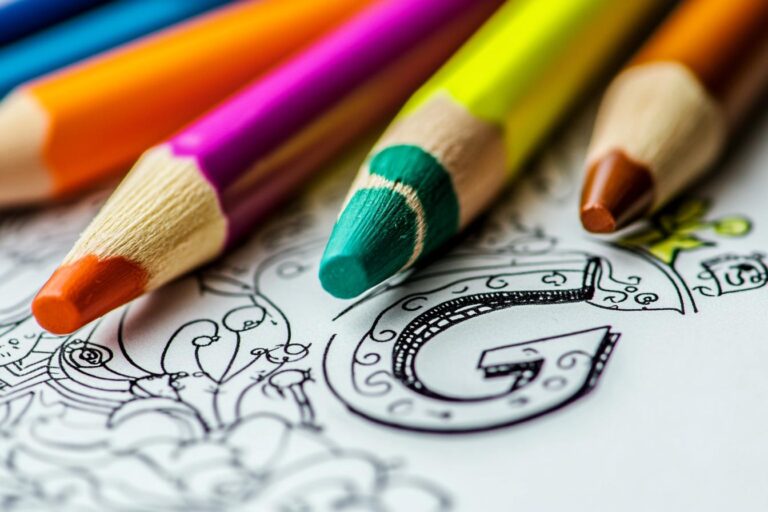 Letter “G” Coloring Pages : Fun Learning & Creative Fun