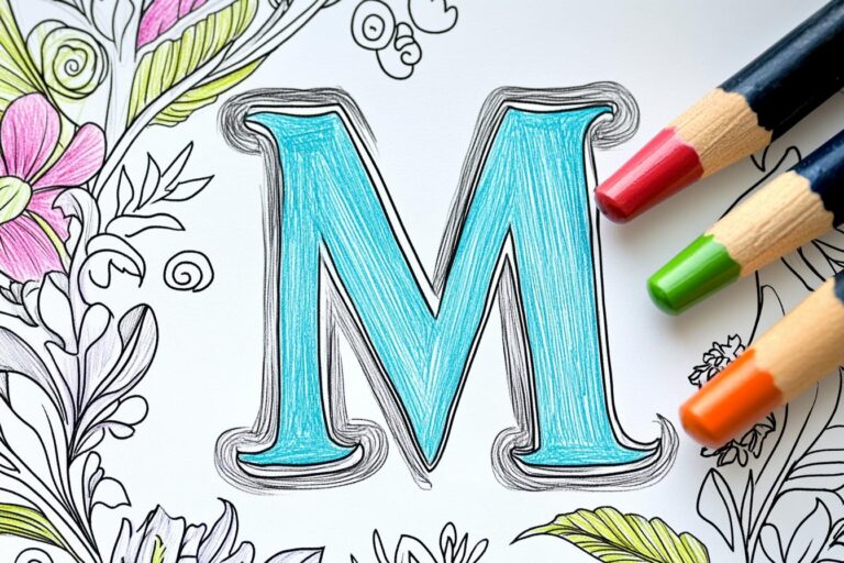 Letter “M” Coloring Pages : Fun & Educational Activities for Kids
