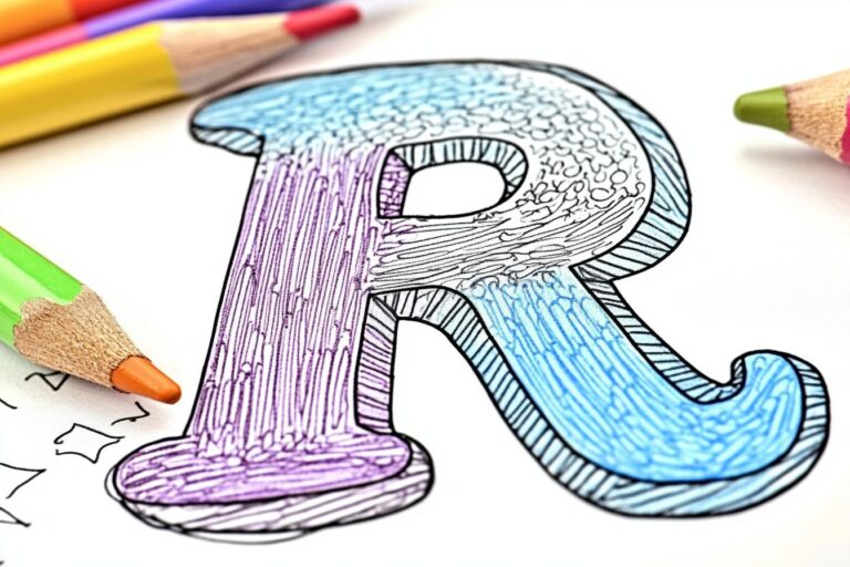 Letter “R” Coloring Pages : Fun & Educational Activities for Kids