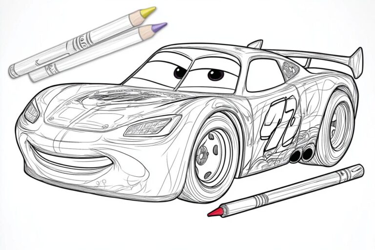 Lightning Mcqueen Coloring Pages : Free Printable Fun for Cars Fans