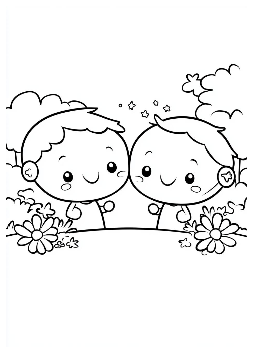 little_twin_stars_coloring_pages_1