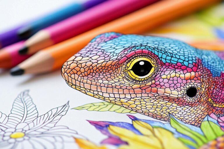 Lizard Coloring Pages : Fun, Educational, and Creative Activities
