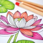 Lotus Flower Coloring Pages : Color Your Way to Serenity